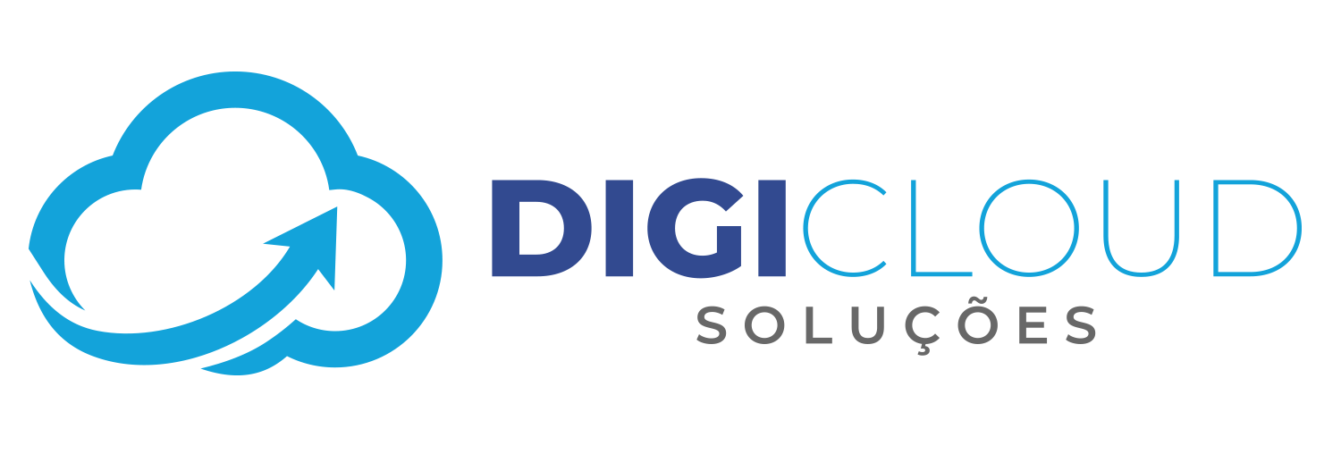 Logo marca da empresa Digi Cloud Soluções. 